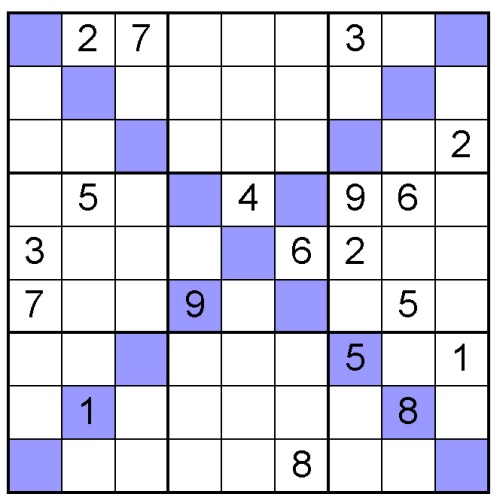 sudoku X puzzle 4