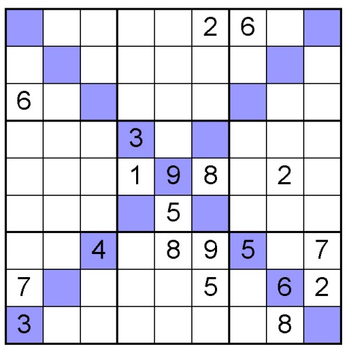 sudoku X puzzle 7